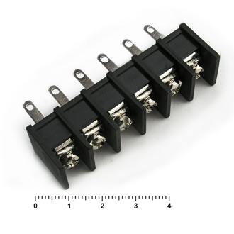 T35-BM11-06 клемм.барьерн., 6к., 10мм