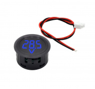 Модуль вольтметра в круглом корпусе DC4-100v Синий