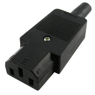 AC-102, гнездо питания на кабель