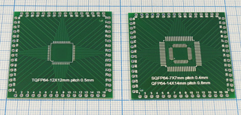 Плата SQFP64 / QFP64/ TQFP64