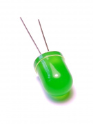 Светодиод 10мм зеленый