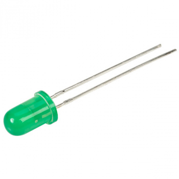 Светодиод 5мм зеленый