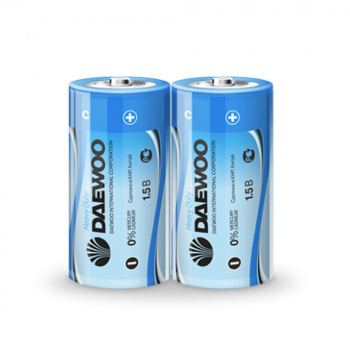Батарейка DAEWOO Heavy Duty R20 BL-2 (2шт)