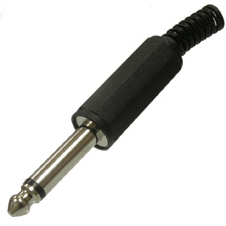 NP-202 mono 6.35 mm, Штекер аудио