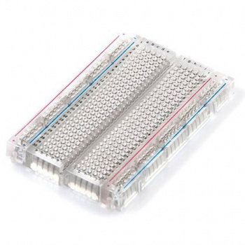 Макетная плата без пайки прозрачная на 400 точек