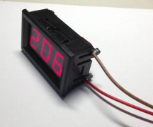 Модуль вольтметра в корпусе 0,56" AC 150-280В