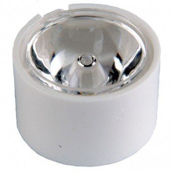 Линза для светодиода 45град черный корп.