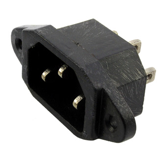 AC-016, вилка питания на корпус