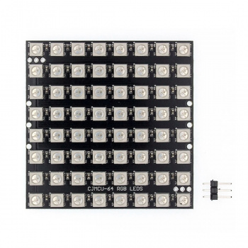 Модуль из 64 RGB светодиодов WS2812 8x8
