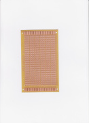 Код 243 Макетная плата 90х150 Шина односторонняя