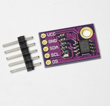 Датчик температуры на LM75A с интерфейсом I2C