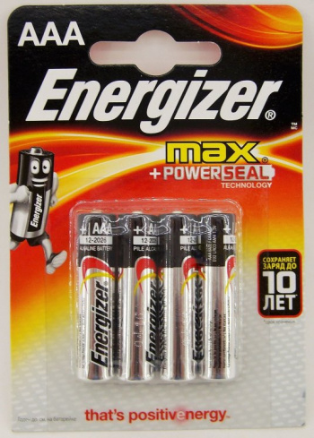 Батарейка ENERGIZER LR03 BL-4 (4шт)