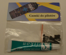 Набор токопроводящих прокладок для ремонта пультов + клей