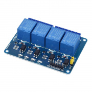 Модуль 4х канального реле 24В с опторазвязкой
