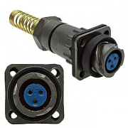 Разъем байонетный FQ14-3pin ZPK-8, Ø14 мм, 10 А