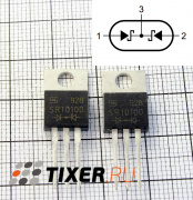 SR10100 Диодная сборка (10A, 100V, TO-220)