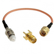 FME-K-1.5-RG316/SMA-J-1.5 15 см