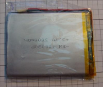 Аккумулятор Li-po 40*75*100мм 4000mAh