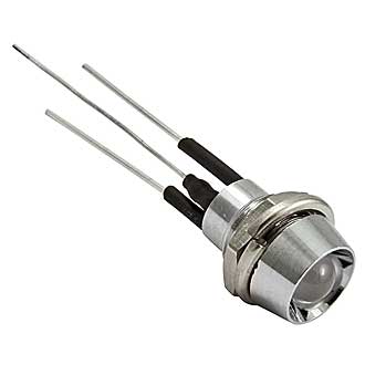 L-612 3V красный/синий (8мм)