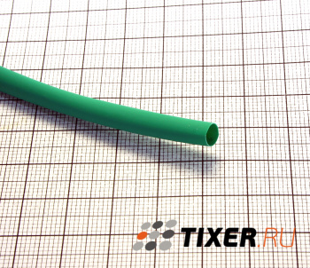 Термоусадка 5мм зеленая (1м)