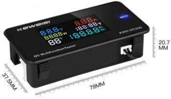 Ваттметр, амперметр, вольтметр KWS-AC300