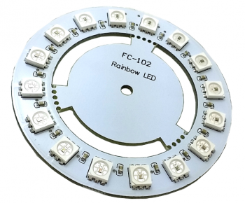 Диск из 16 цифровых RGB светодиодов WS2811