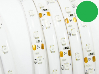 Светодиодная лента 3528, 60д/м, IP65, Зеленая