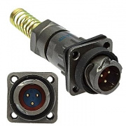 Разъем байонетный FQ14-3pin ZPJ-8, Ø14 мм, 10 А