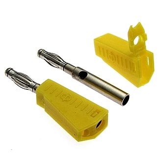 Штекер Banana Stackable Plug Желтый