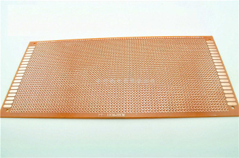 Код 201 Макетная плата гетинакс 100x220