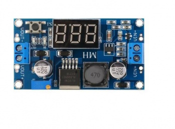 Повышающий DC-DC XL6009 с вольтметром