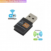 USB Wi-Fi адаптер 2,4 ГГц + 5 ГГц, 600 Мбит/с