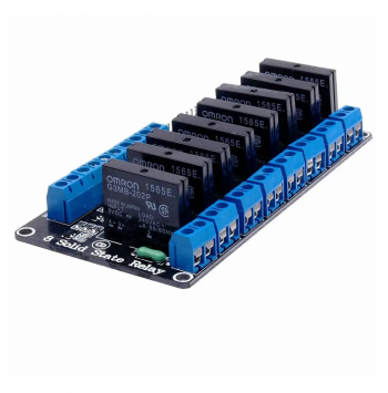 Модуль твердотельного 8и канального реле 5В