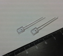 Светодиод 2х5х7мм прямоугольный синий