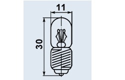 Лампа Е-10 24В 0.17А