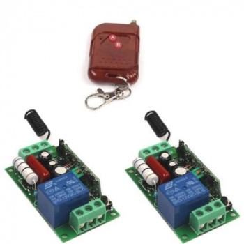 2 радиореле + пульт 2 кнопки