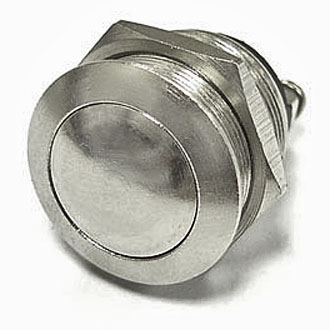 PBS28B, Кнопка антивандальная OFF-(ON) (2A 250VAC)