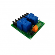 Релейный модуль 2 канала 30 А, питание 12V