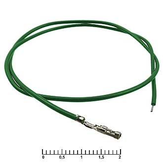 Провод BLS обжатый 30см зеленый