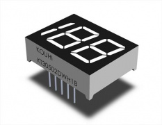 KEM-5035BR Led индикатор 0.5" красный ОA