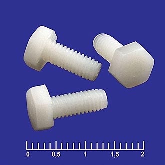 Винт пластик 4х10мм, PF4-10NH