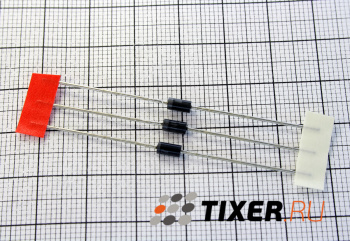 1N4007, диод выпрямительный (1A, 1000V, DO-41)